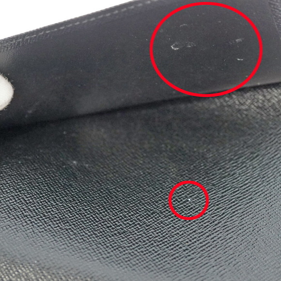 Louis Vuitton Black Wallet Black Long Zippy Graphite Gray Organizer - Picture 5 of 6